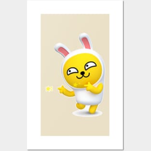 KakaoTalk Friends Muzi & Con 3D Posters and Art